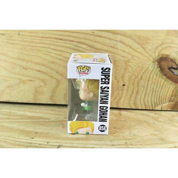 Funko Pop Figure Dragon Ball Z Super Saiyan Gohan Glows Limited Edition #858 - Picture 2 of 4